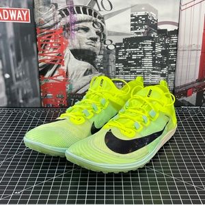 Nike Zoom Victory Waffle 5 Volt Green Black Mint Foam Men's Track Shoes Sz 10